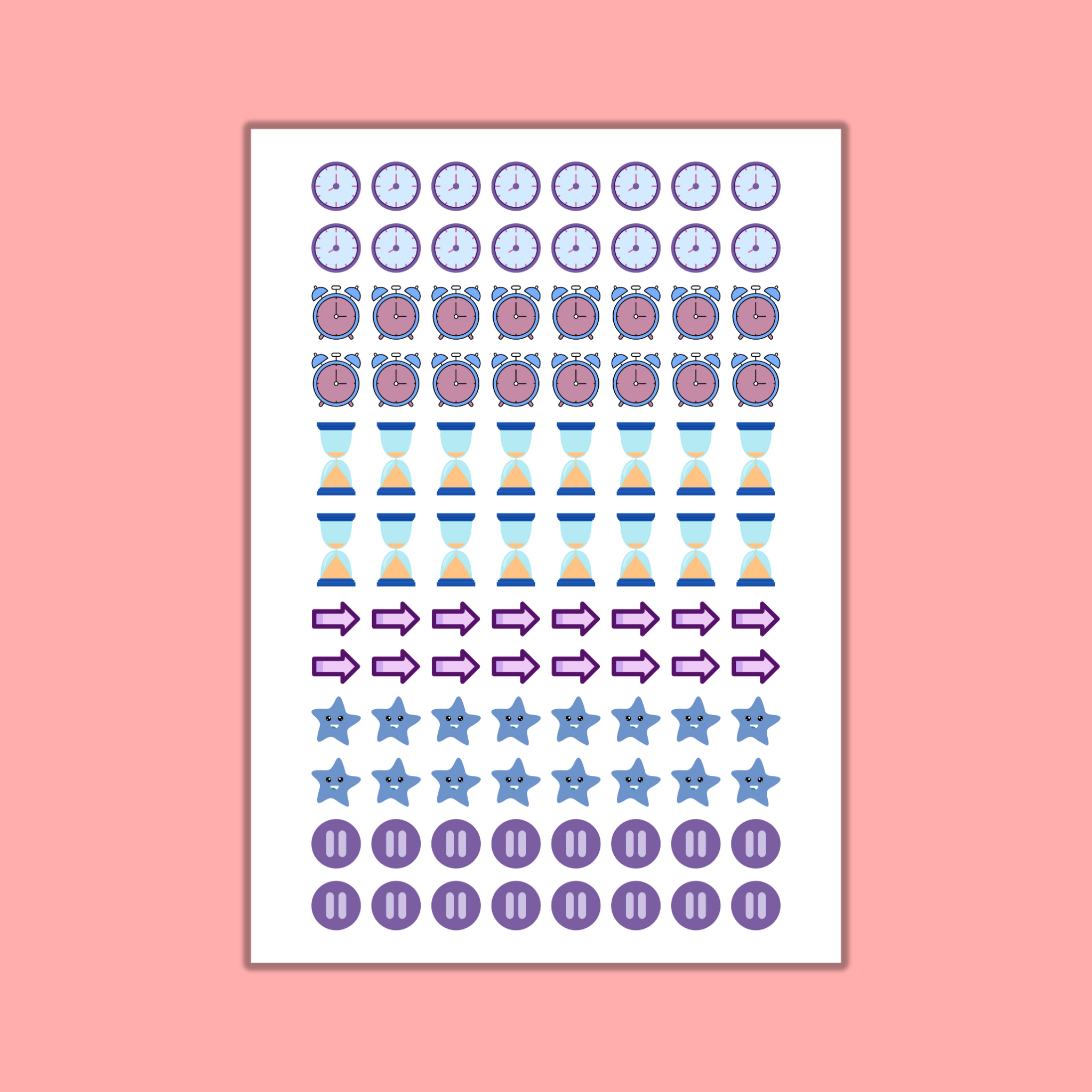 Calm Focus - Ultimate Productivity Planner Sticker Set