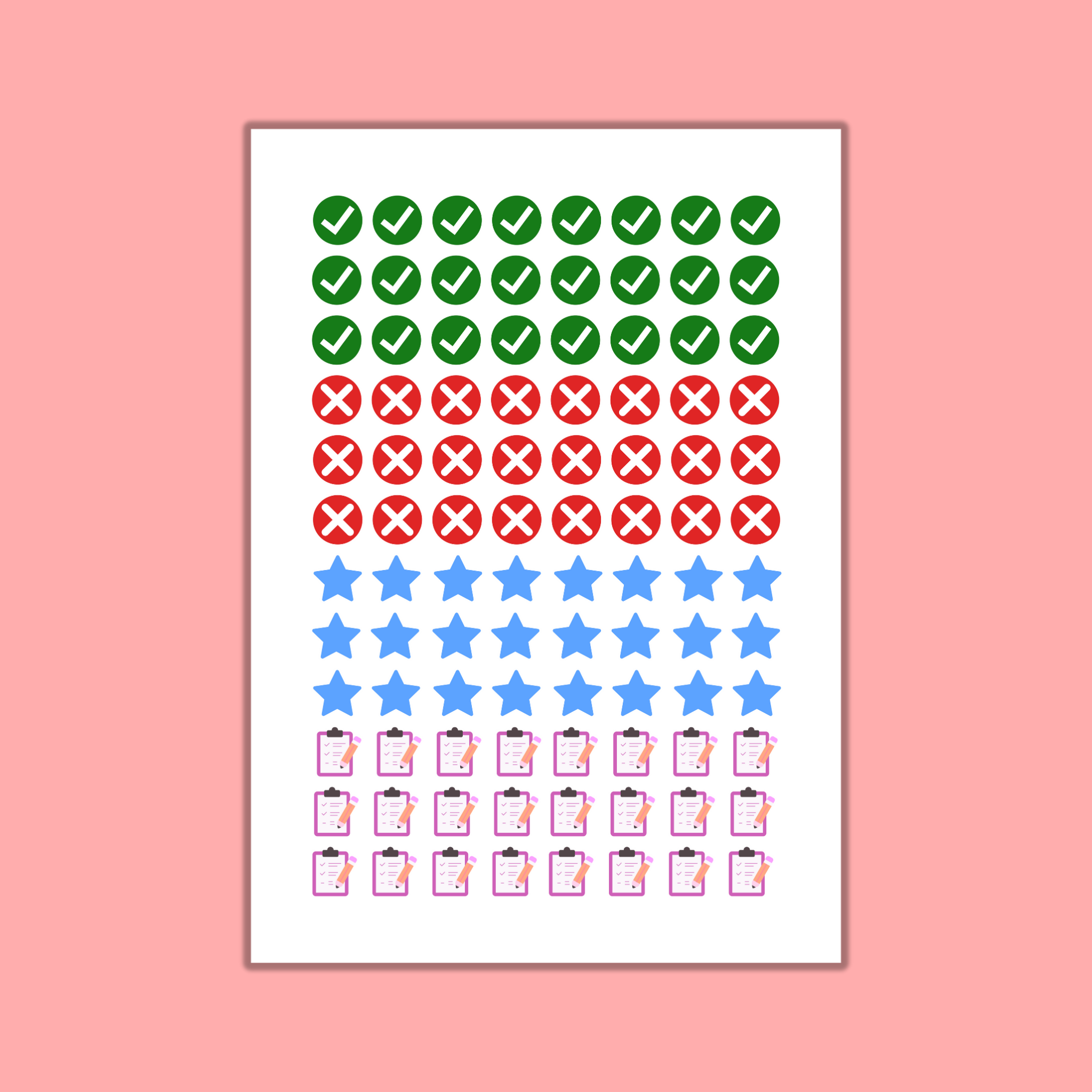 Calm Focus - Ultimate Productivity Planner Sticker Set