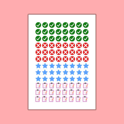 Calm Focus - Ultimate Productivity Planner Sticker Set