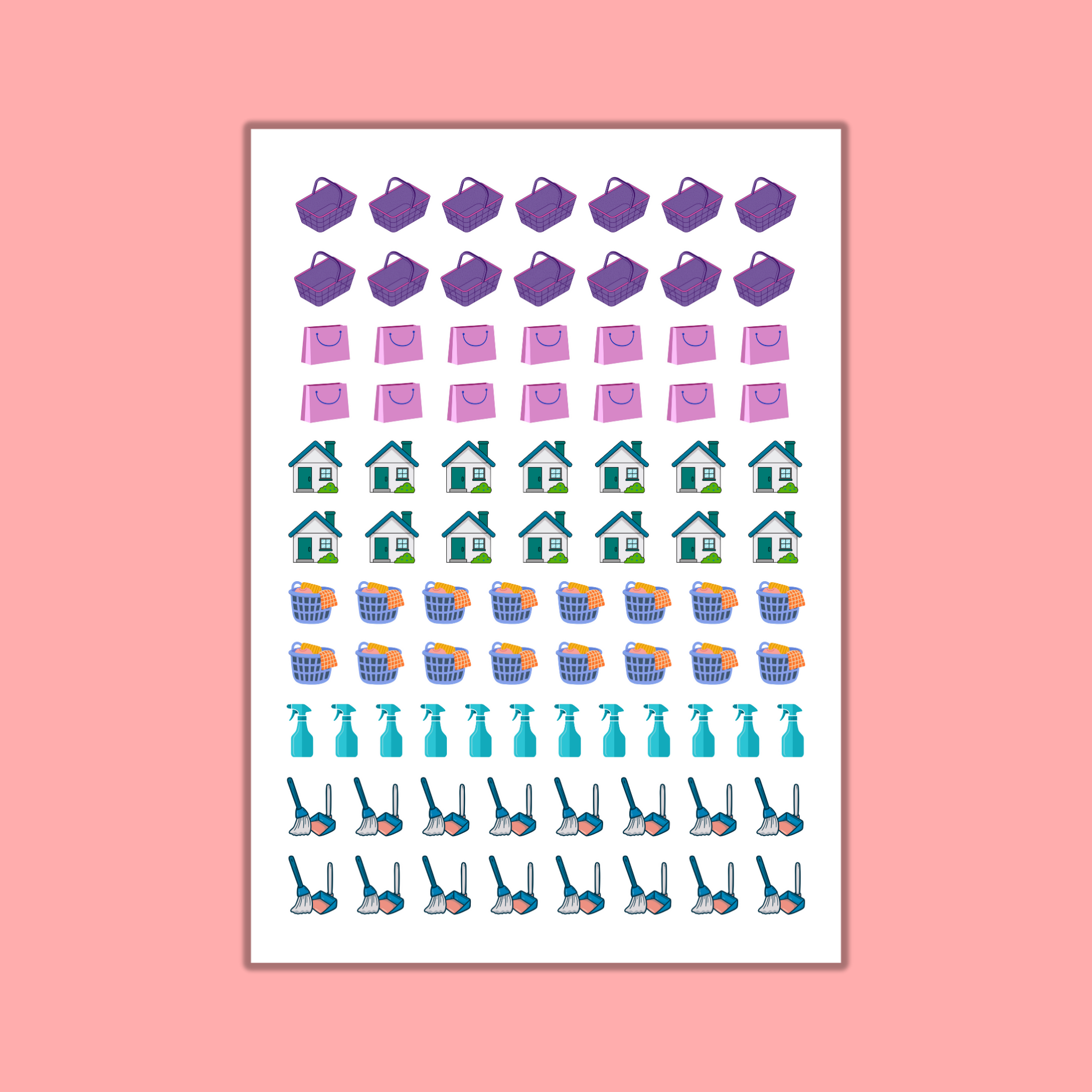 Calm Focus - Ultimate Productivity Planner Sticker Set