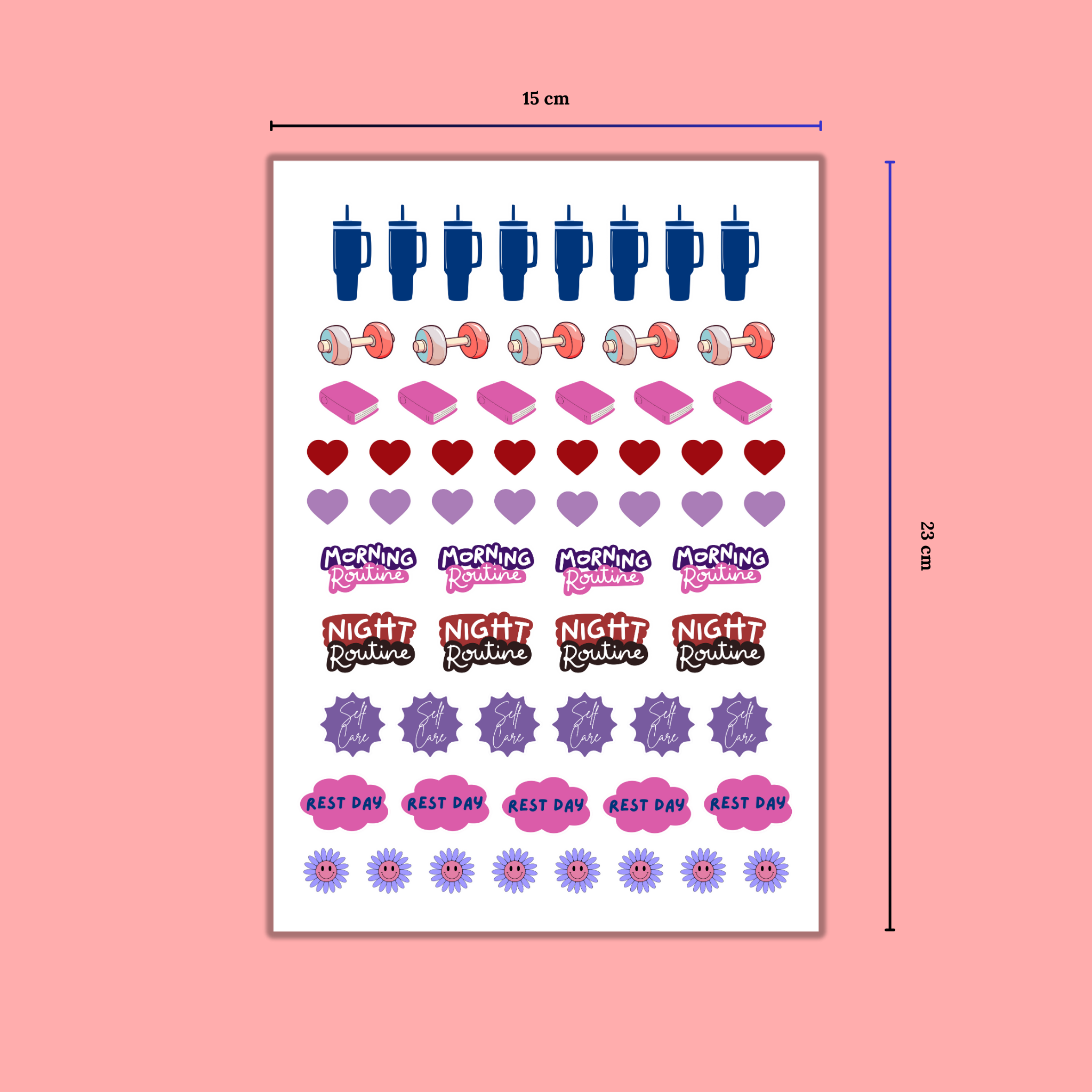 Calm Focus - Ultimate Productivity Planner Sticker Set